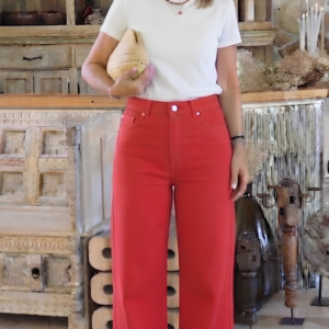 Kırmızı Tensel Jean