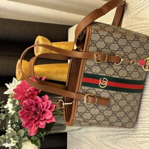 Gucci Kova Kahve Gri çanta - Çanta | Banu Butik