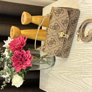 Guess Monogramlı Bej Mini Çanta - Çanta | Banu Butik