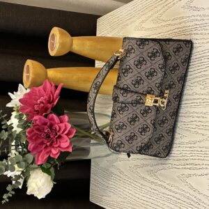 Guess Monogramlı Gri Mini Çanta - Çanta | Banu Butik